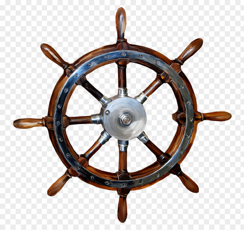 Ship Ship's Wheel Steering Stock Photography PNG