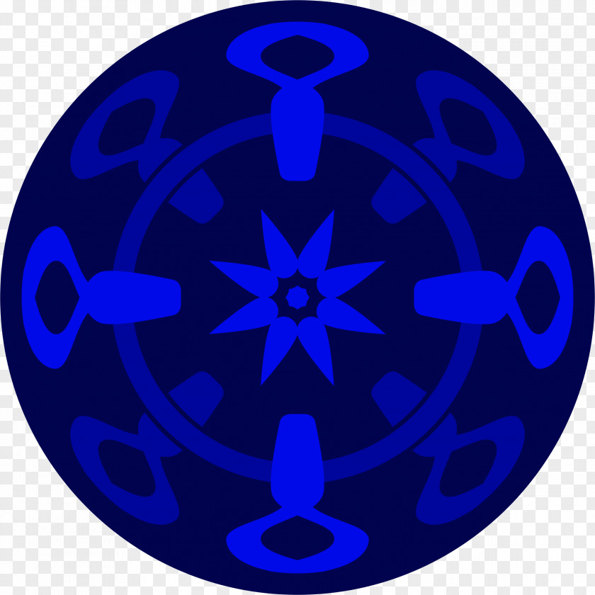 BLUE CIRCLE Electric Blue Cobalt Purple PNG