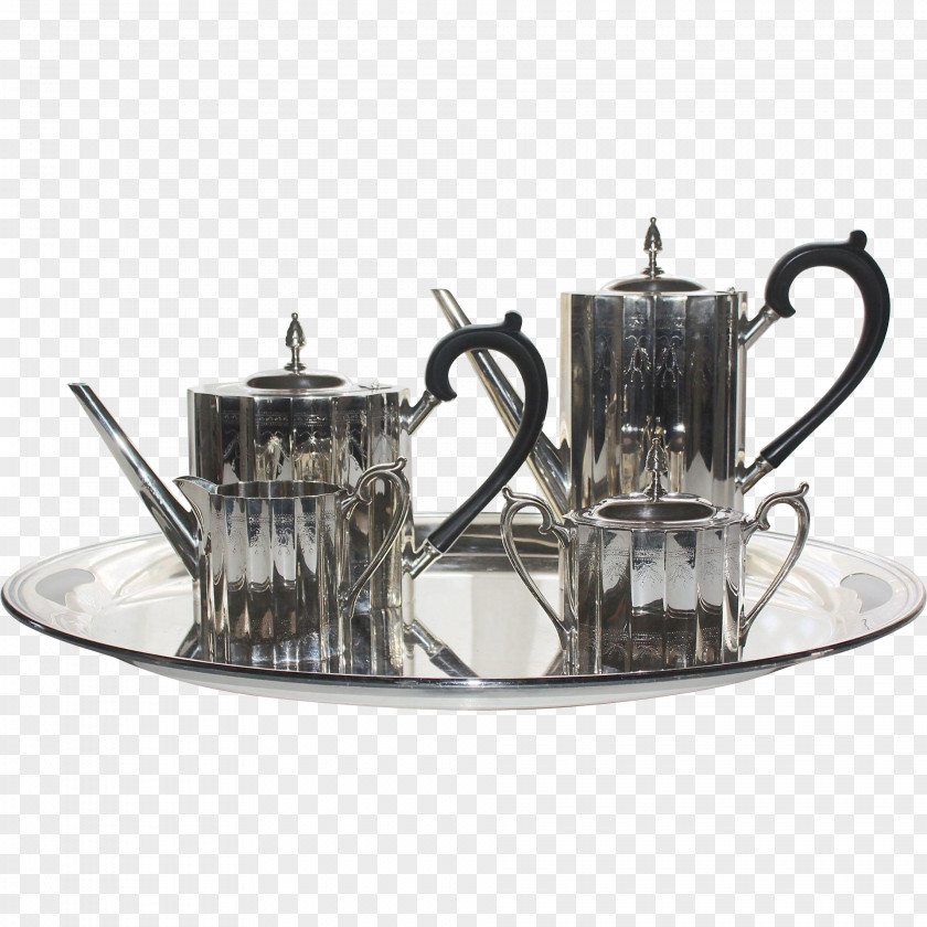 Coffee Cup Tea Set Tray PNG