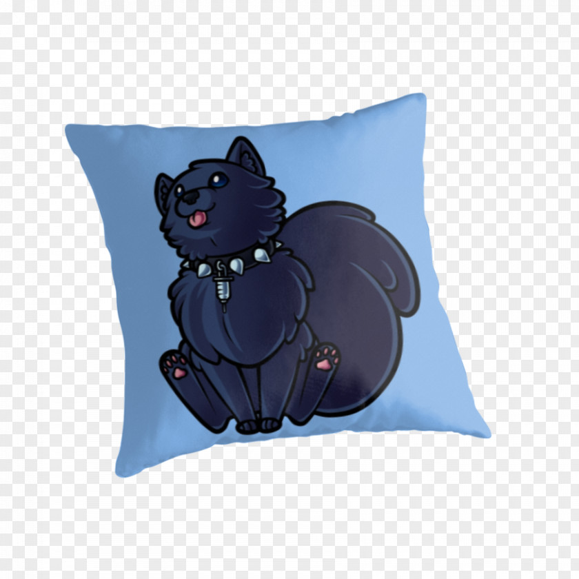 Pillow Throw Pillows Cushion Black M PNG