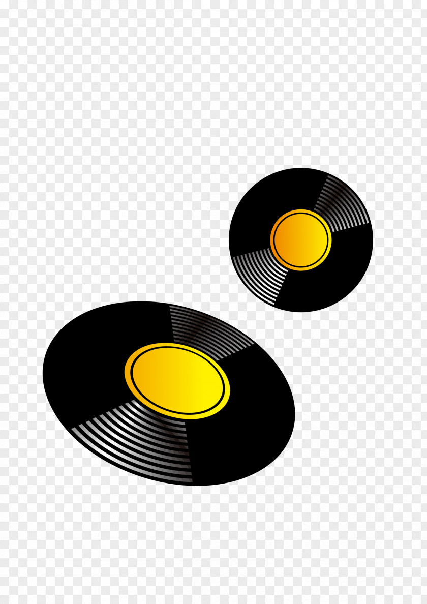 Black CD Phonograph Record Compact Disc Optical PNG