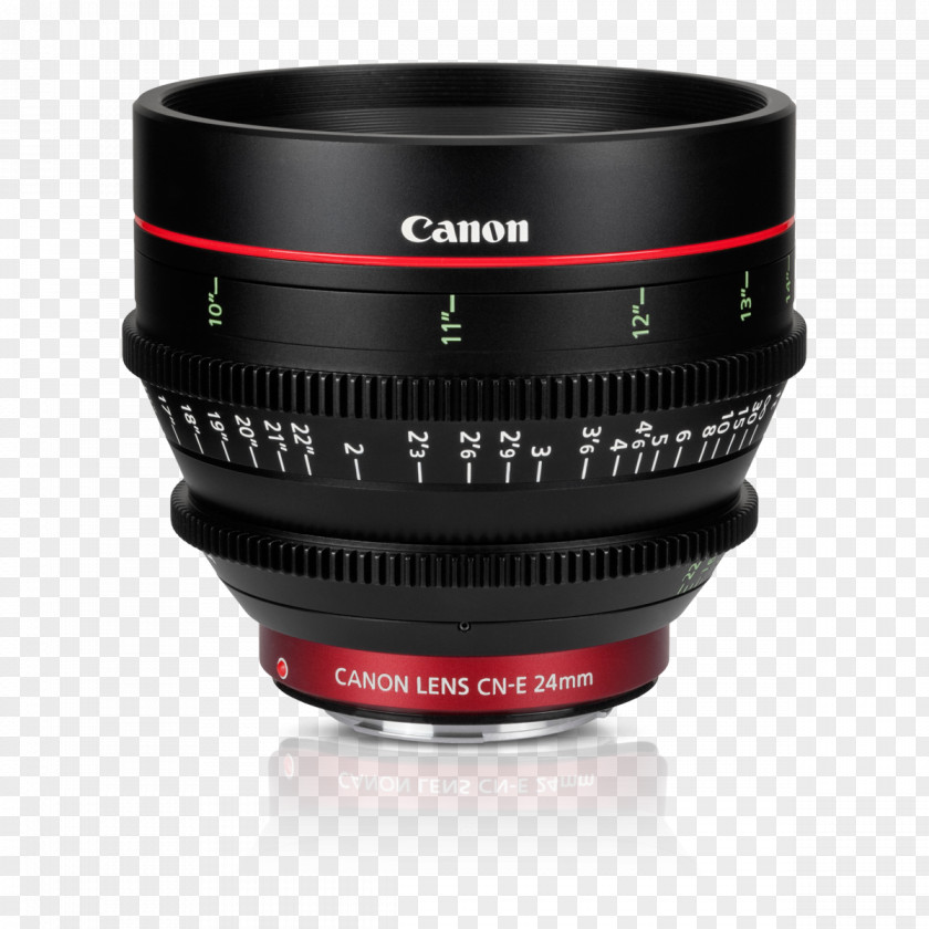 Camera Lens Canon EF Mount 24mm Prime EOS PNG