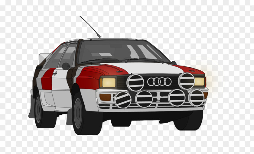 Coche Group B Audi Quattro Sport Car PNG