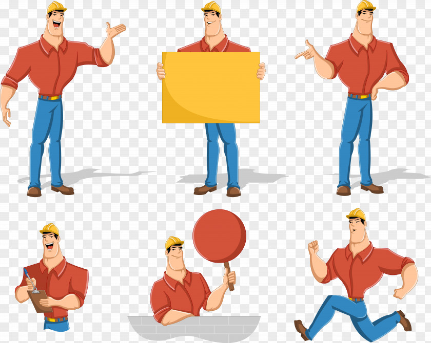 Worker Cartoon Royalty-free Stock Photography PNG