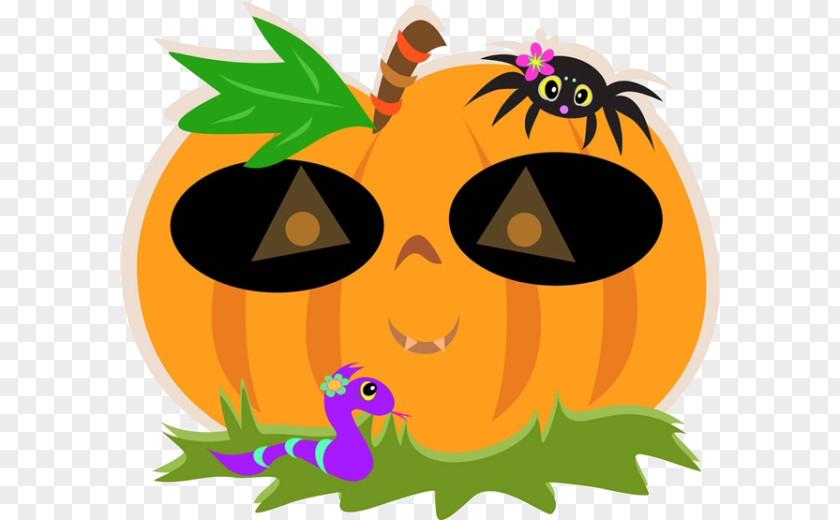 Cartoon Pumpkin Spider Halloween Mask Stock Photography Clip Art PNG