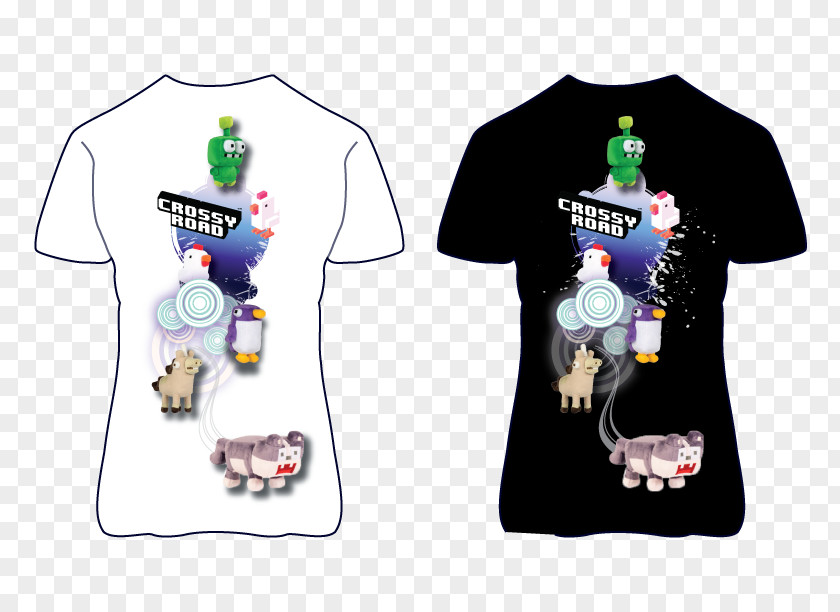 Crossy Road T-shirt Sleeve Top Font PNG