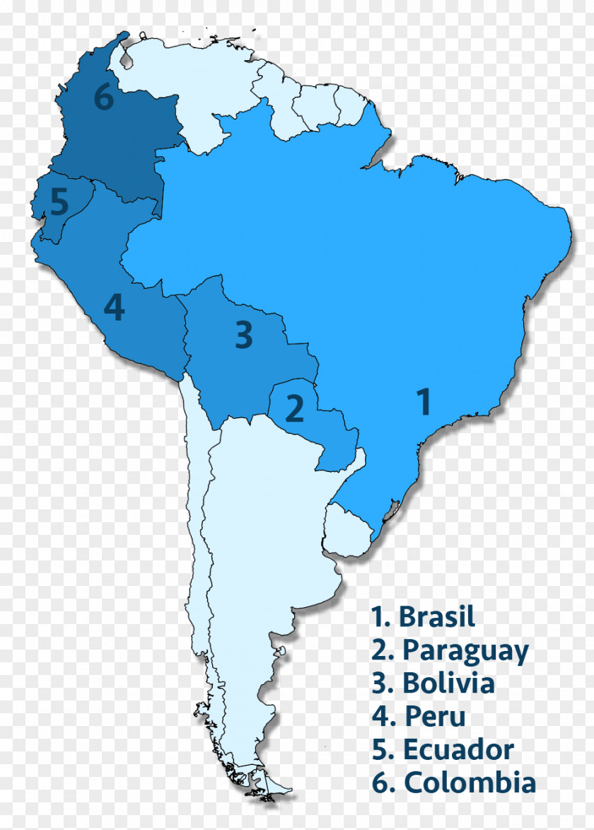Map South Brazil Bolivia Name PNG