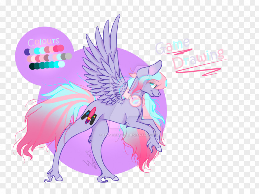 New Design Illustration Cartoon Pink M Legendary Creature PNG