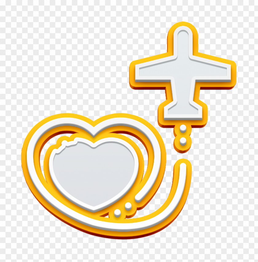Romantic Love Icon Travel Heart PNG