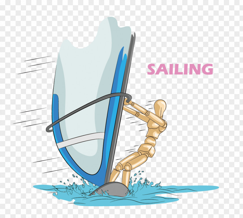 Sailing Swimming Designer Gratis PNG