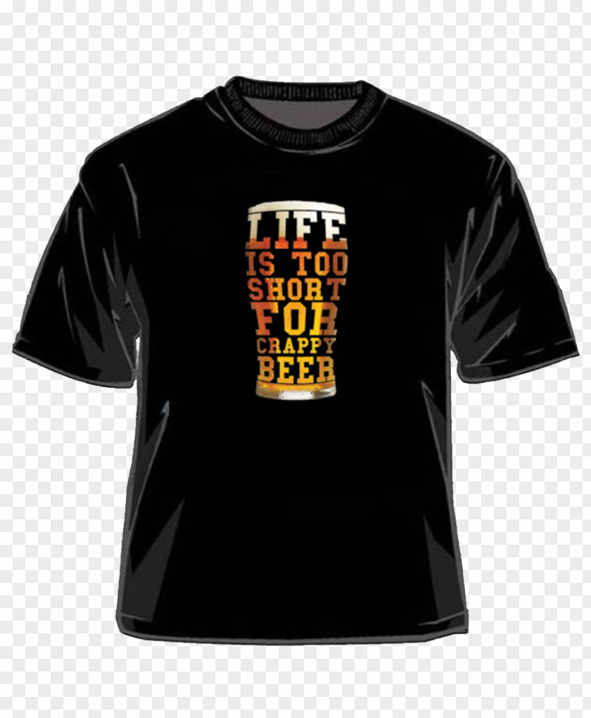 T-shirt Long-sleeved Beer PNG