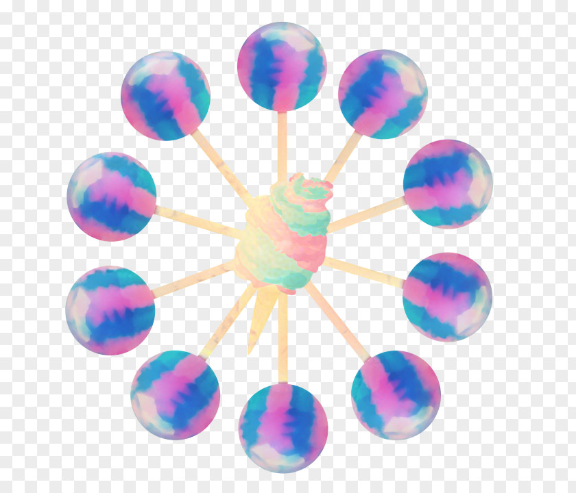 Ball Magenta Lollipop Cartoon PNG
