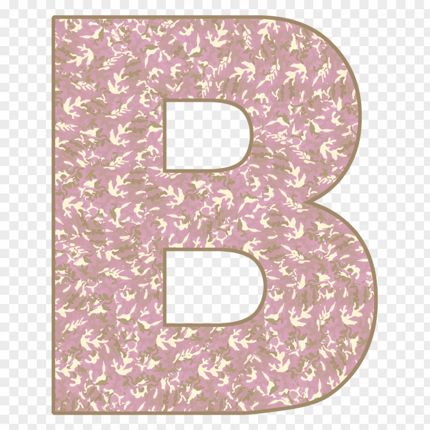 CAMOUFLAGE Paper Vintage Clothing Pink Alphabet Flower PNG