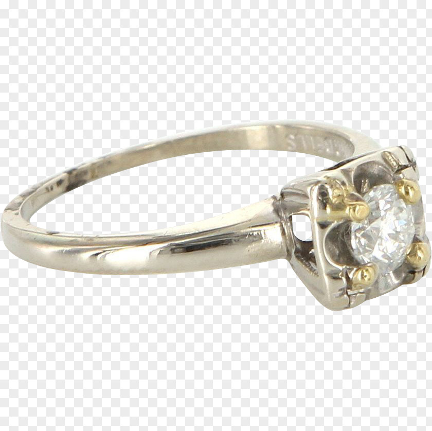 Ring Silver Gold Platinum Diamond PNG