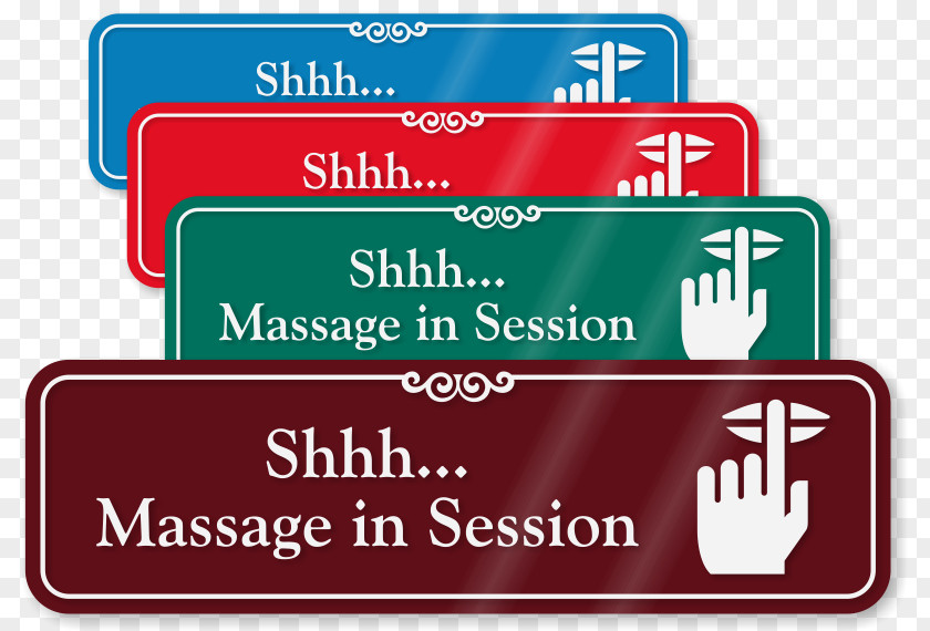 Shhh Signage Door Hanger Medicine PNG