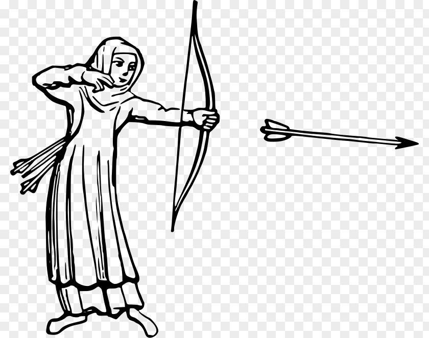 Archer Archery Bow And Arrow PNG