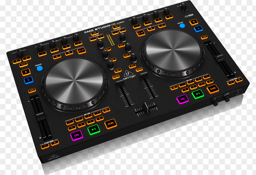 Dj Console Behringer CMD Studio 4A DJ Controller BEHRINGER STUDIO 2A Disc Jockey Audio PNG