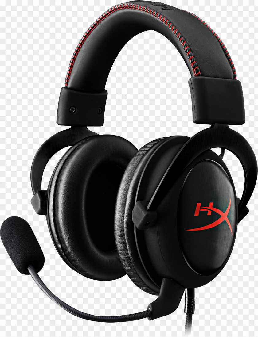 Headphones PlayStation 4 Black HyperX Cloud Microphone PNG
