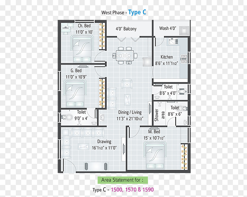 Real Estate Floor Plan Line PNG