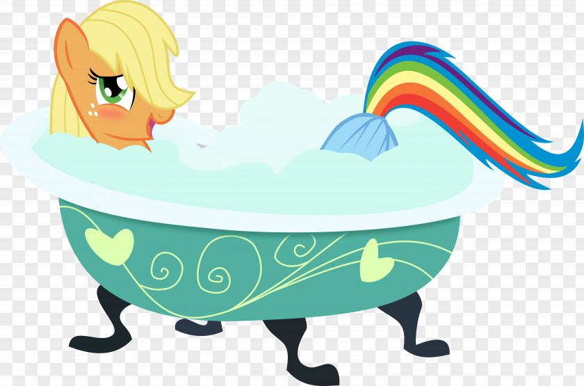 Take A Bath Applejack Rainbow Dash Rarity Pony Apple Cider PNG