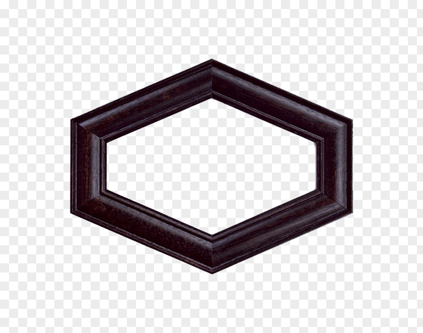 Black Diamond Frame Hexagon Picture Photography PNG