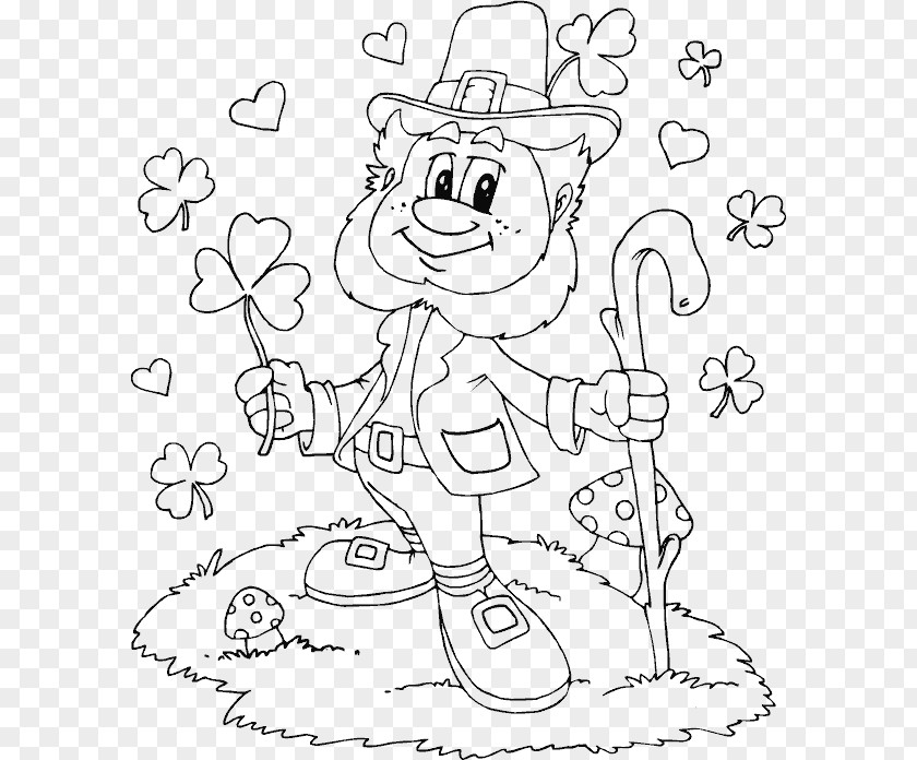 Leprechaun Hat Coloring Book Princess Kids Racer Child PNG