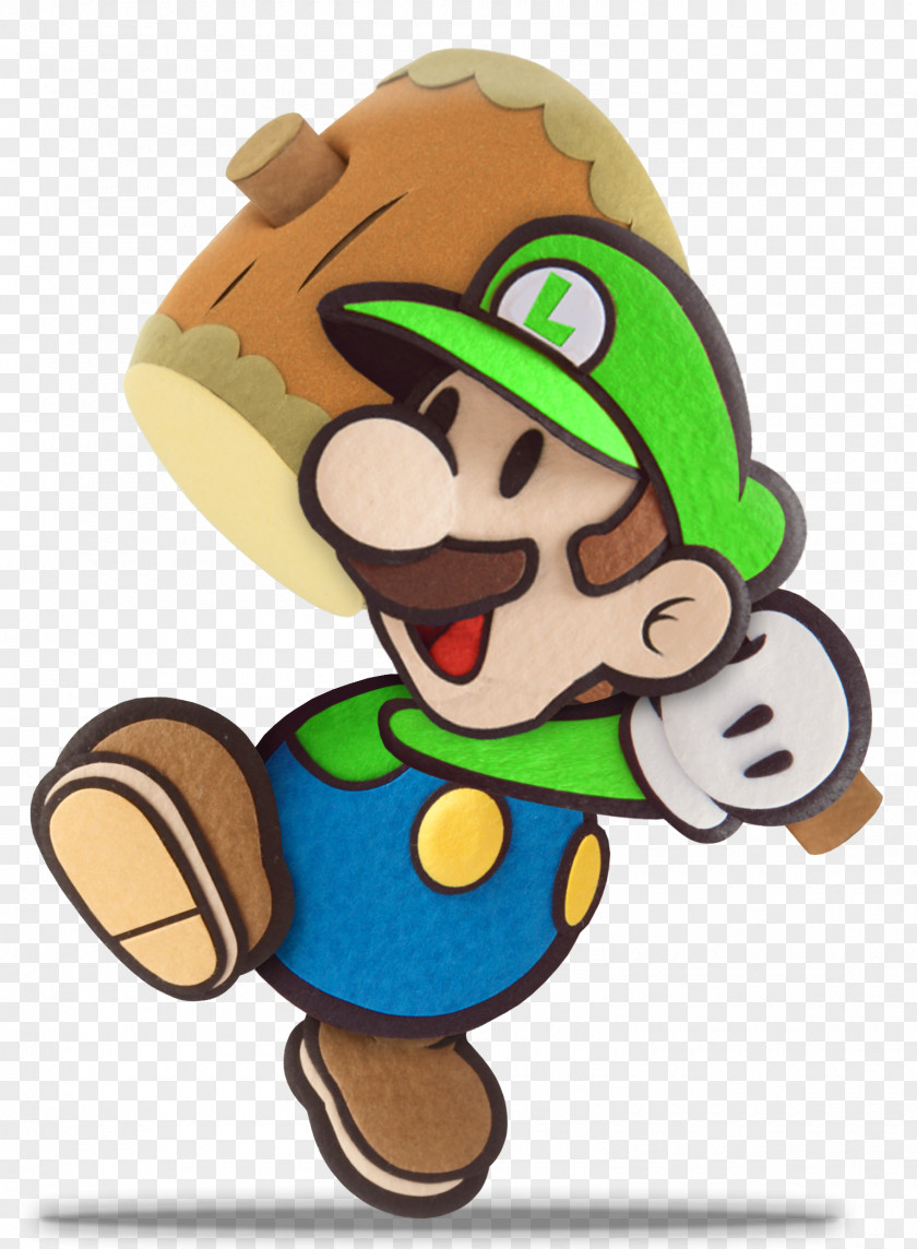 Luigi Mario & Luigi: Paper Jam Mario: Sticker Star PNG