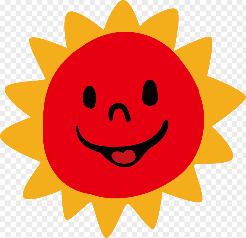 Smiling Sun PNG