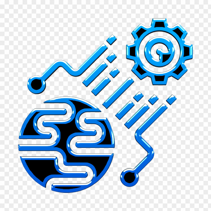 World Icon Cog Artificial Intelligence PNG