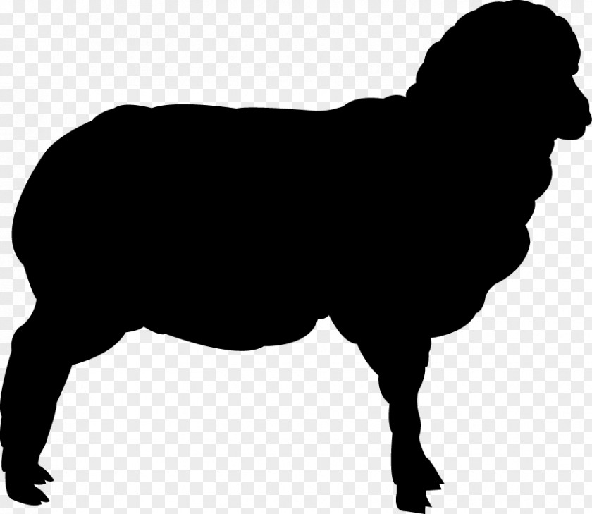 Black Silhouette Lamb Sheep Goat Neapolitan Mastiff English Bulldog Tibetan Boxer PNG