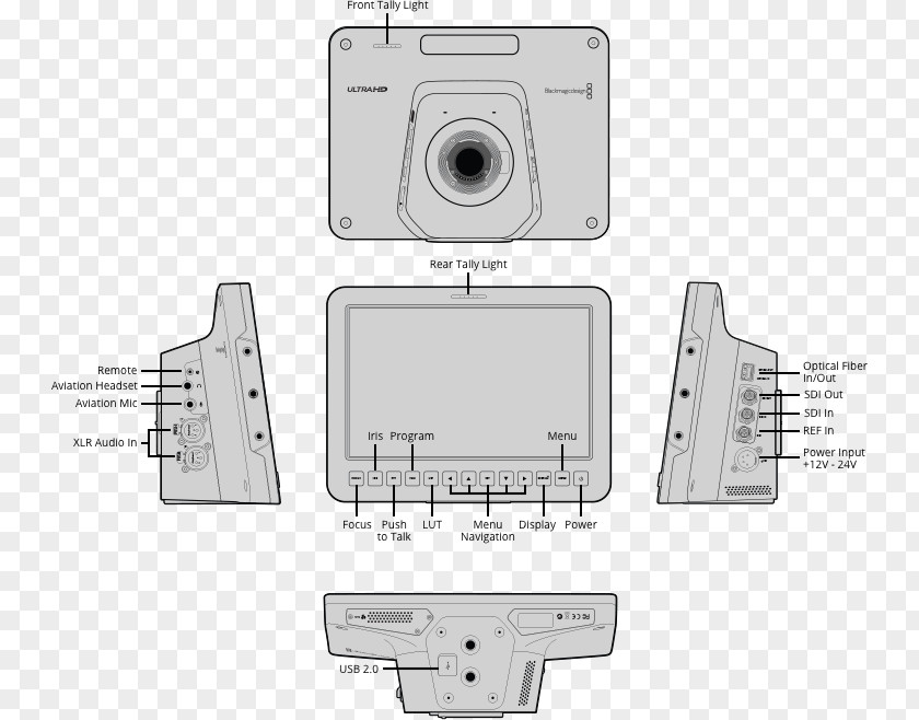 Camera Blackmagic Design Studio HD 4K PNG