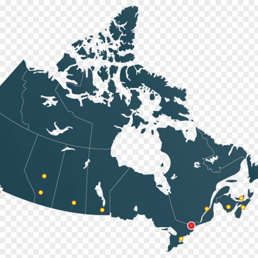 Canada Vector Map PNG