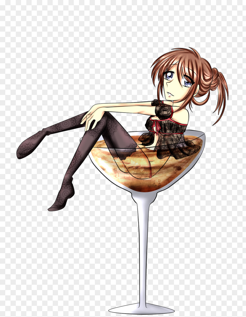 Cartoon Wine Glass Champagne Alcoholic Drink PNG