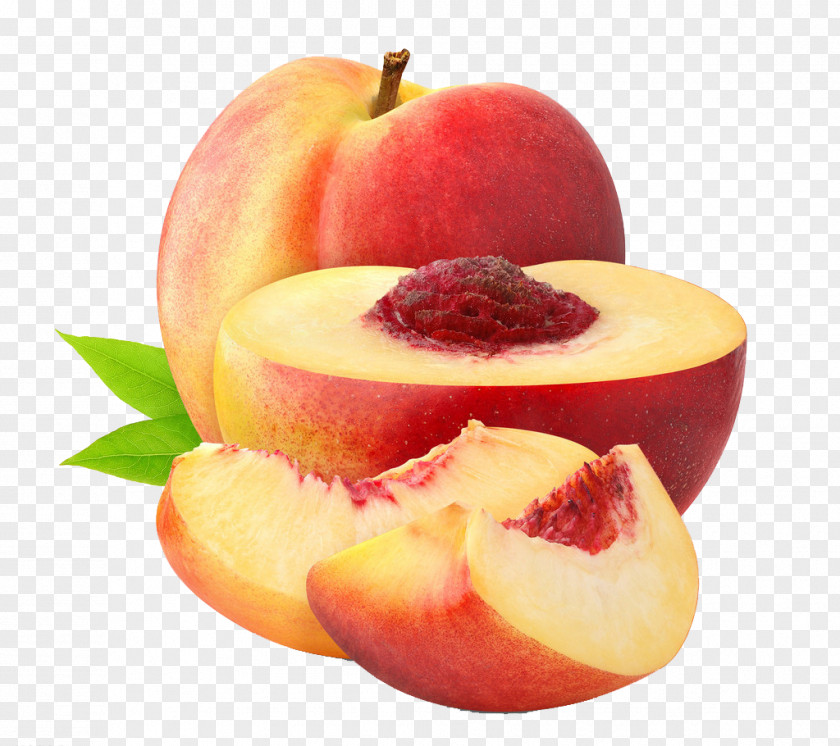 Peach Fruit Crisp Food Cherry PNG