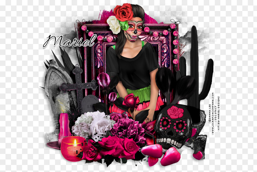 Skull Mexican Fashion Pink M RTV PNG