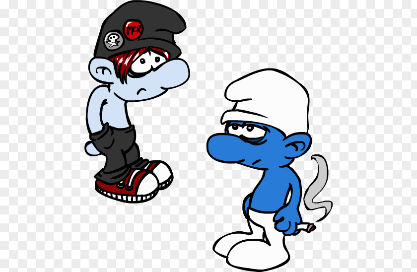 Smurf Art DeviantArt Human Behavior Vertebrate Clip PNG