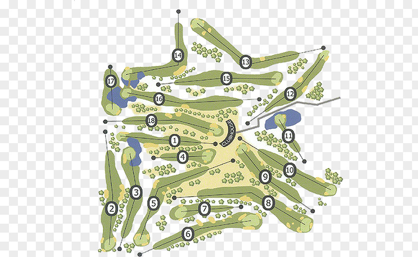 Golf Course Layout Killerig Club Product Killerrig PNG