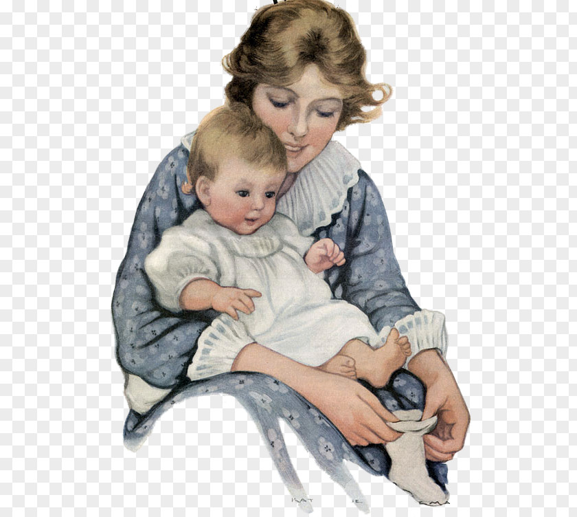 Mother Child Infant Art PNG