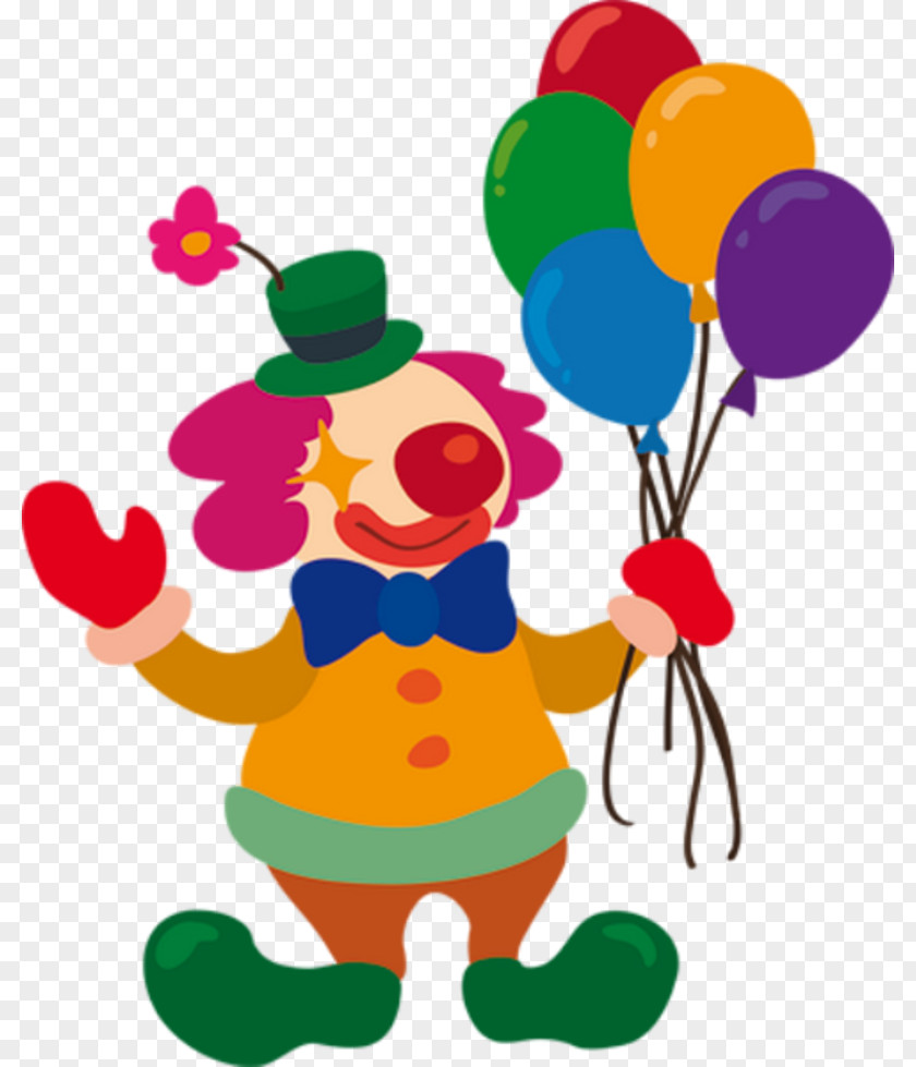 Balloon Dog Circus Clown Drawing Clip Art PNG