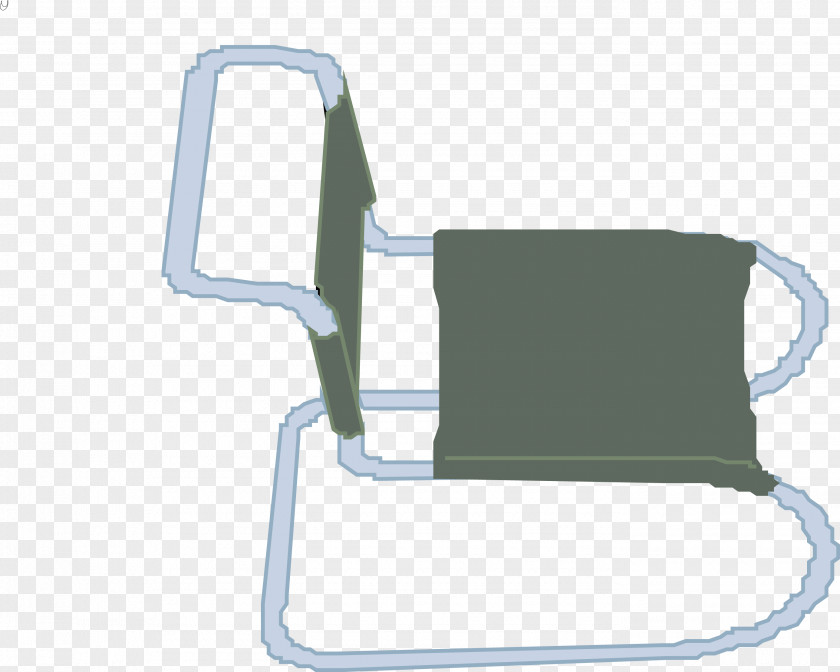 Hairdressing Chair Vector Material PNG