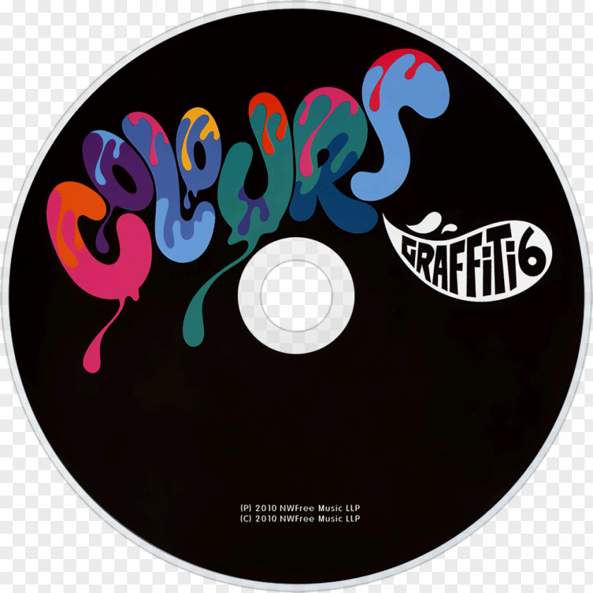 Itunes Cover Compact Disc Colours Graffiti6 Graphic Design PNG