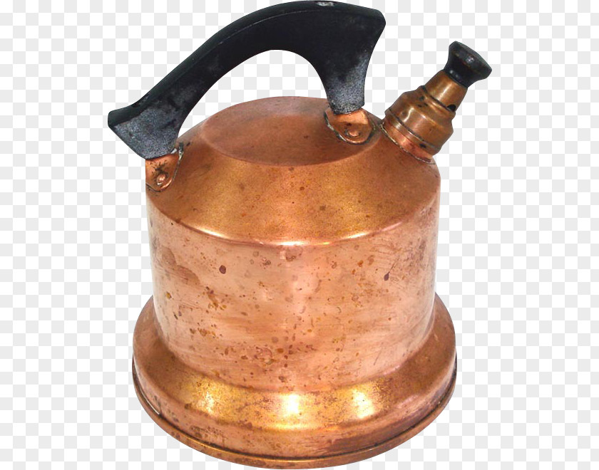 Kettle Copper Tray Whistle West Bend PNG