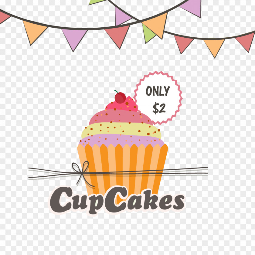 Summer Ice Cream Vector Cake Poster PNG