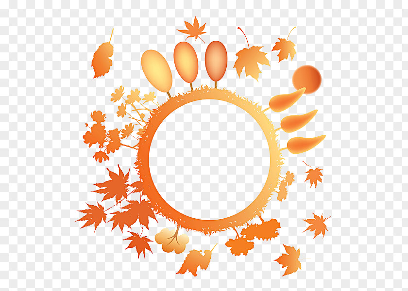 Beautiful Autumn Drawing Clip Art PNG