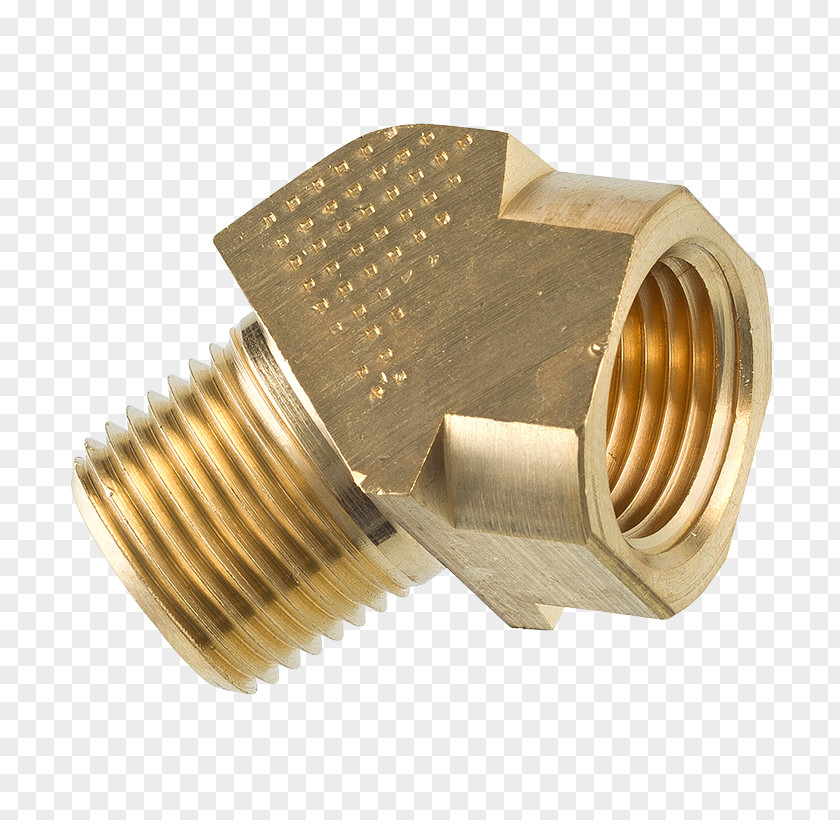 Brass Piping And Plumbing Fitting Street Elbow National Pipe Thread PNG