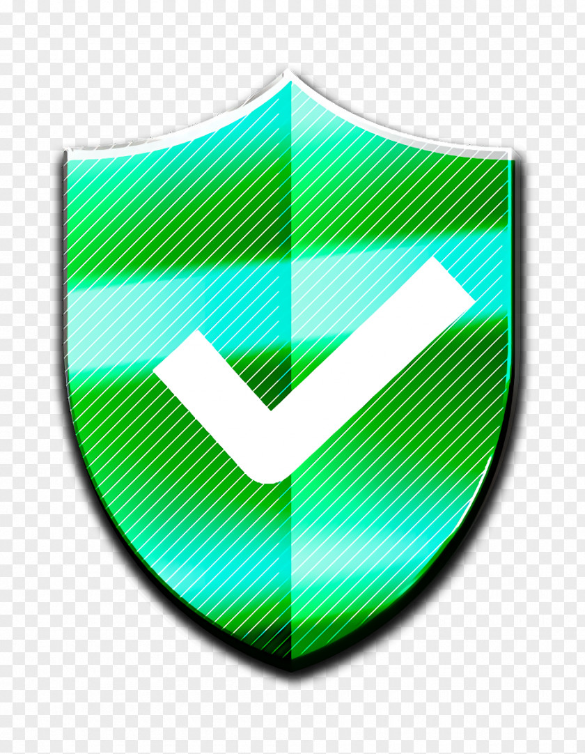 Emblem Wave Green Arrow Icon PNG