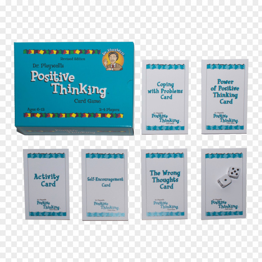 Positive Attitude Card Game Playing Educational Thought PNG