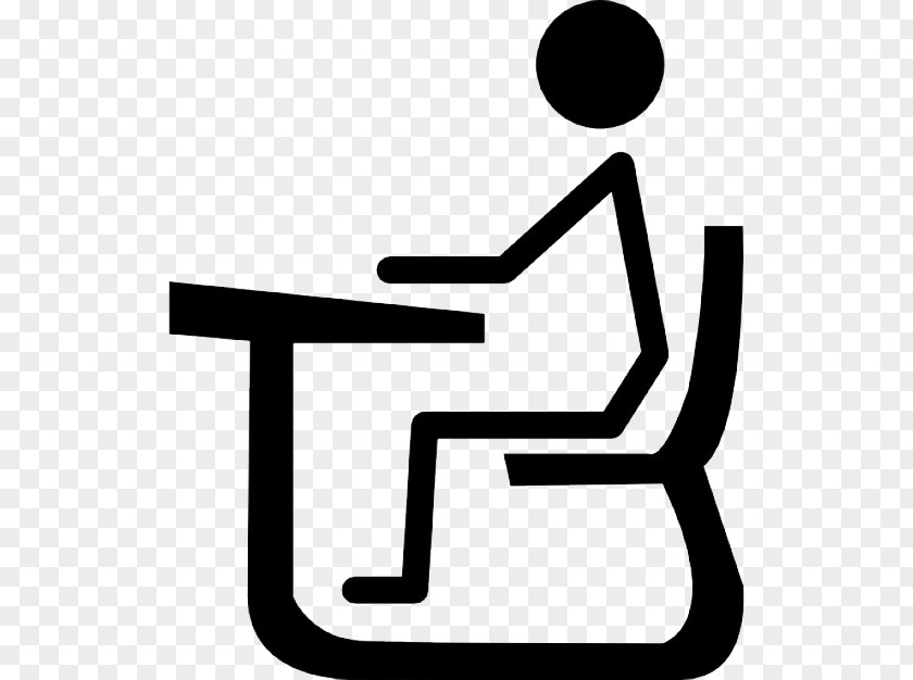 Table Stick Figure Chair Sitting Furniture PNG
