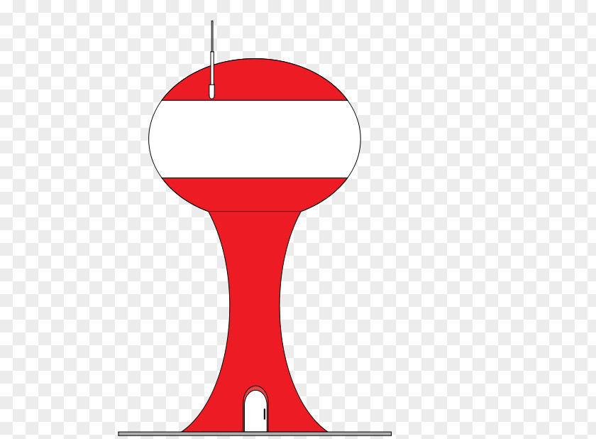 Water Tower Wine Glass PNG