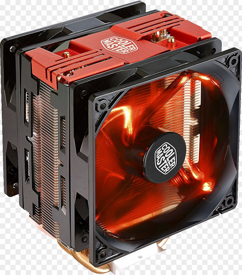 Cpu Fan Computer System Cooling Parts Cooler Master Air Central Processing Unit Light-emitting Diode PNG